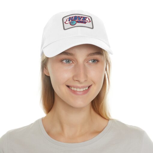 Hawaiian Ocean View Estates: H.O.V.E. - Vintage Style Dad Hat with Leather Patch - Image 4